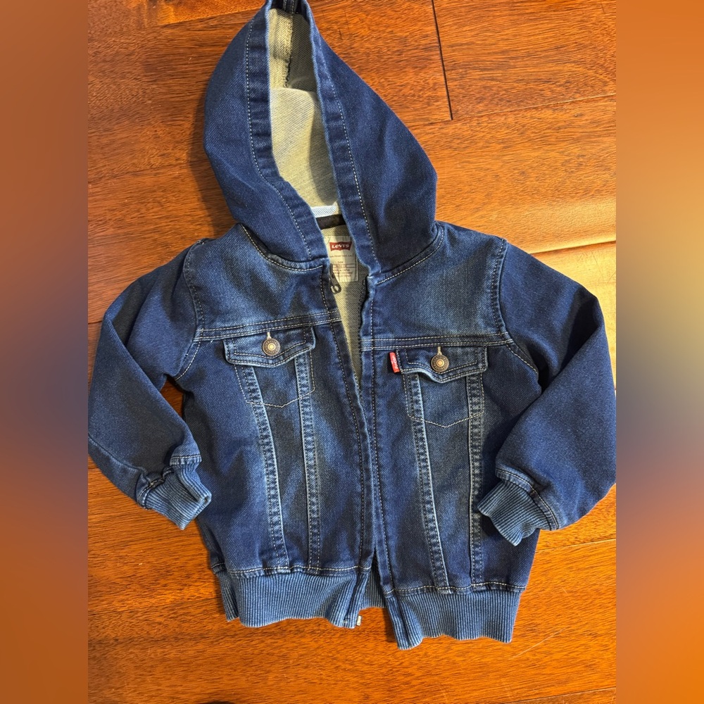 Levi's jeans toddler jacket